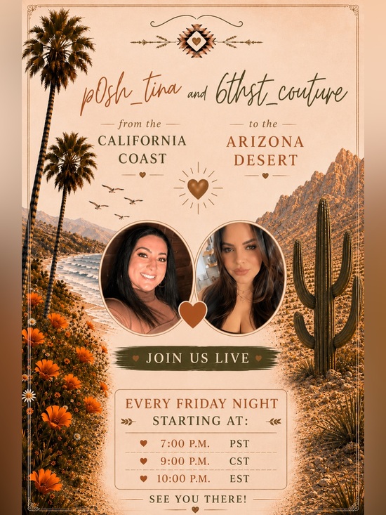 Other - ✨ p0sh_tina & 6thst_couture Are Going Live! ✨